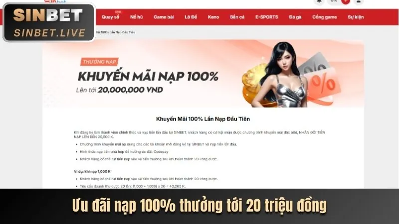 Ưu đãi nạp tiền hàng ngày